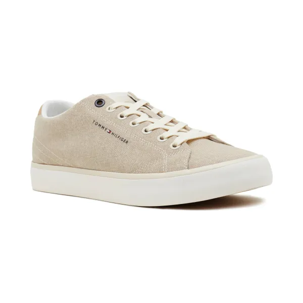 

Кроссовки Th hi vulc low из шамбре Tommy Hilfiger, бежевый