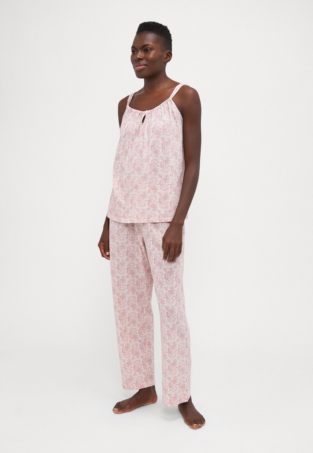

Пижамный комплект SLEEVELESS ANKLE PAJAMA Lauren Ralph Lauren, розовый