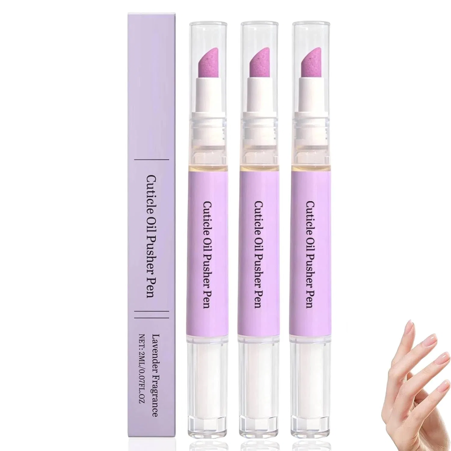 Ручка-масло для удаления кутикулы Sassytip 3-в-1 (3 шт.) Vokkrv, 3Pc