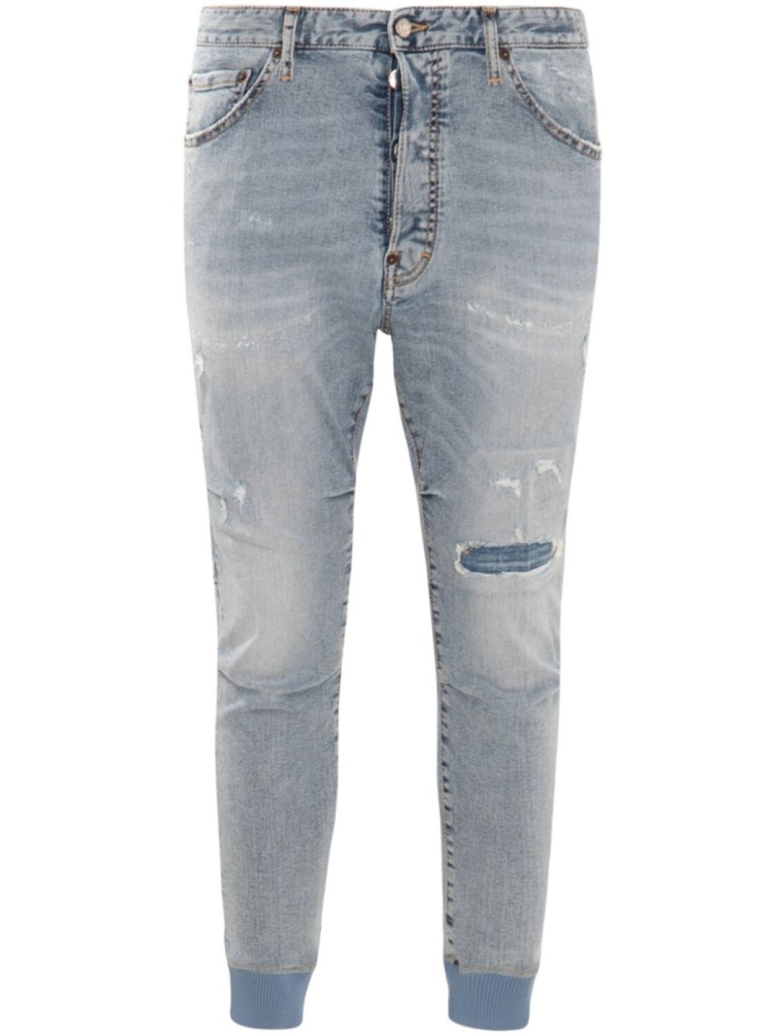 

DSQUARED2 потертые узкие джинсы, синий