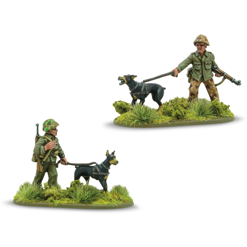 

Миниатюра Warlord Games Bolt Action: USMC War Dog Team