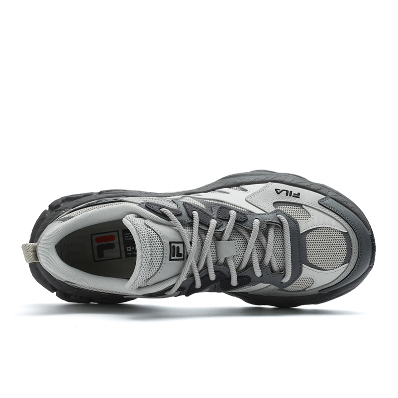 Кроссовки FILA Feather Gray/Jade White Gray мужские повседневные низкие противоскользящие износостойкие — фото 2