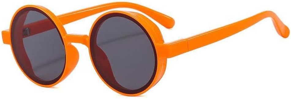 

Модные круглые солнцезащитные очки для женщин, ретро-солнцезащитные очки для мужчин, винтажные очки с защитой от УФ-излучения UV400, очки для отдыха на природе и пляже MTZJH, Orange