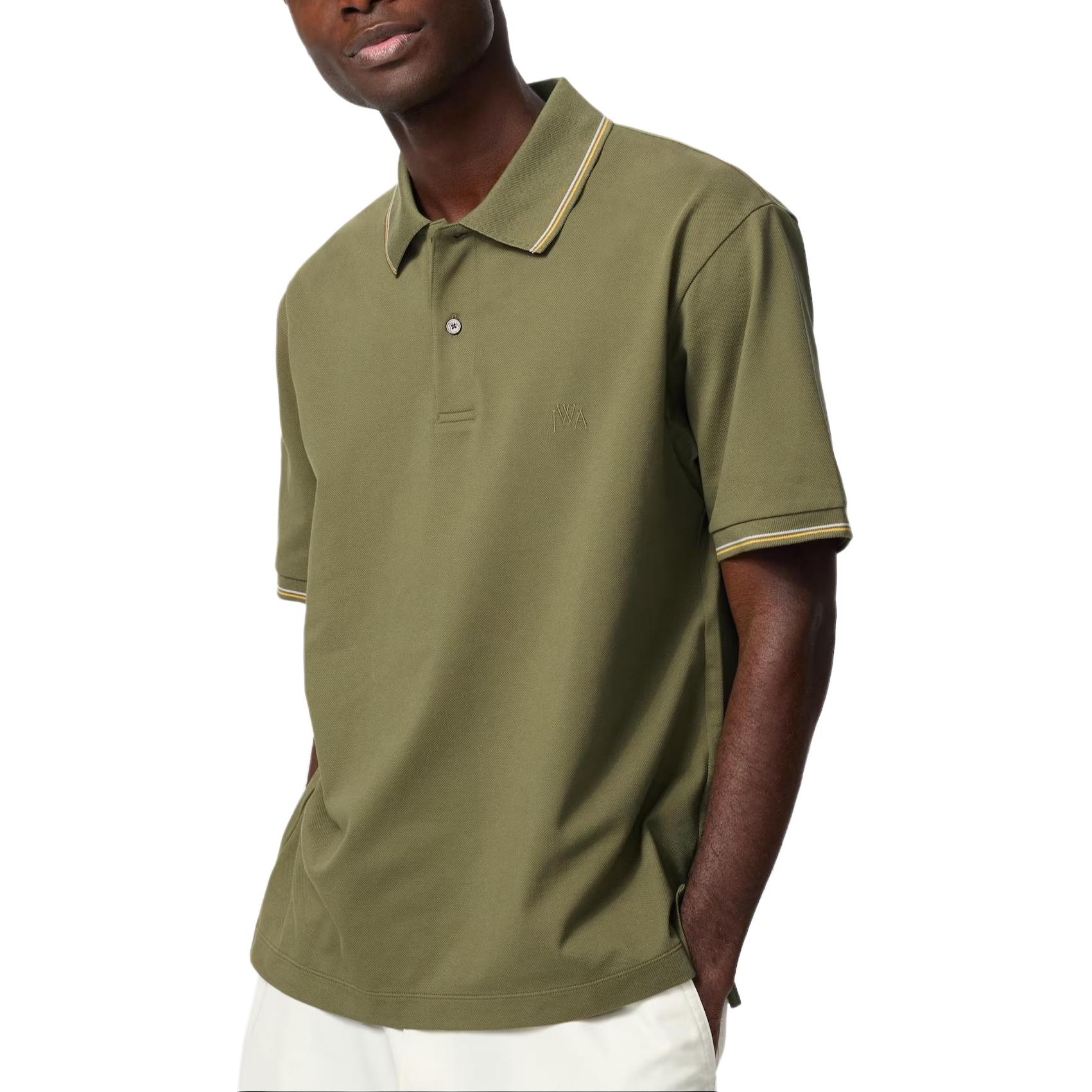 

Джей даблъю андерсон поло унисекс олив грин UNIQLO, оливковый