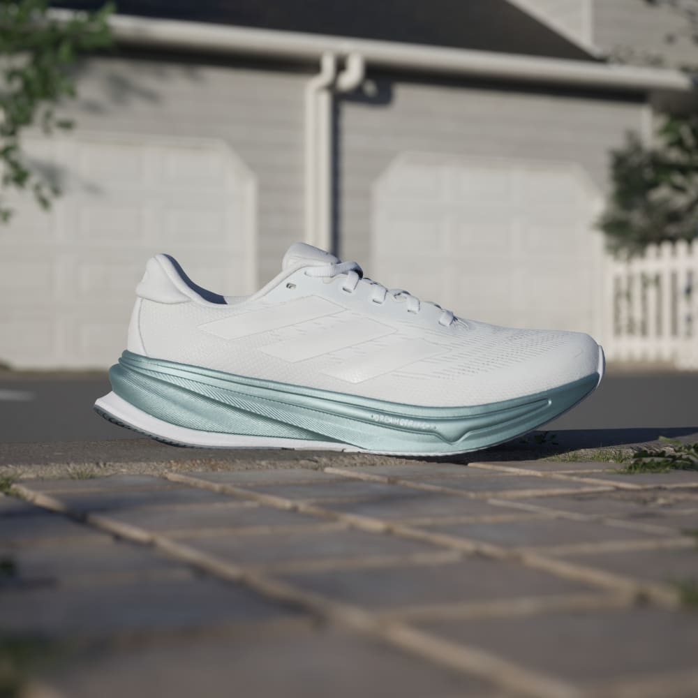 Кроссовки Adidas Supernova Rise 2 Running Shoes, цвет Cloud White/Zero Metalic/Magic Grey Met — фото 2