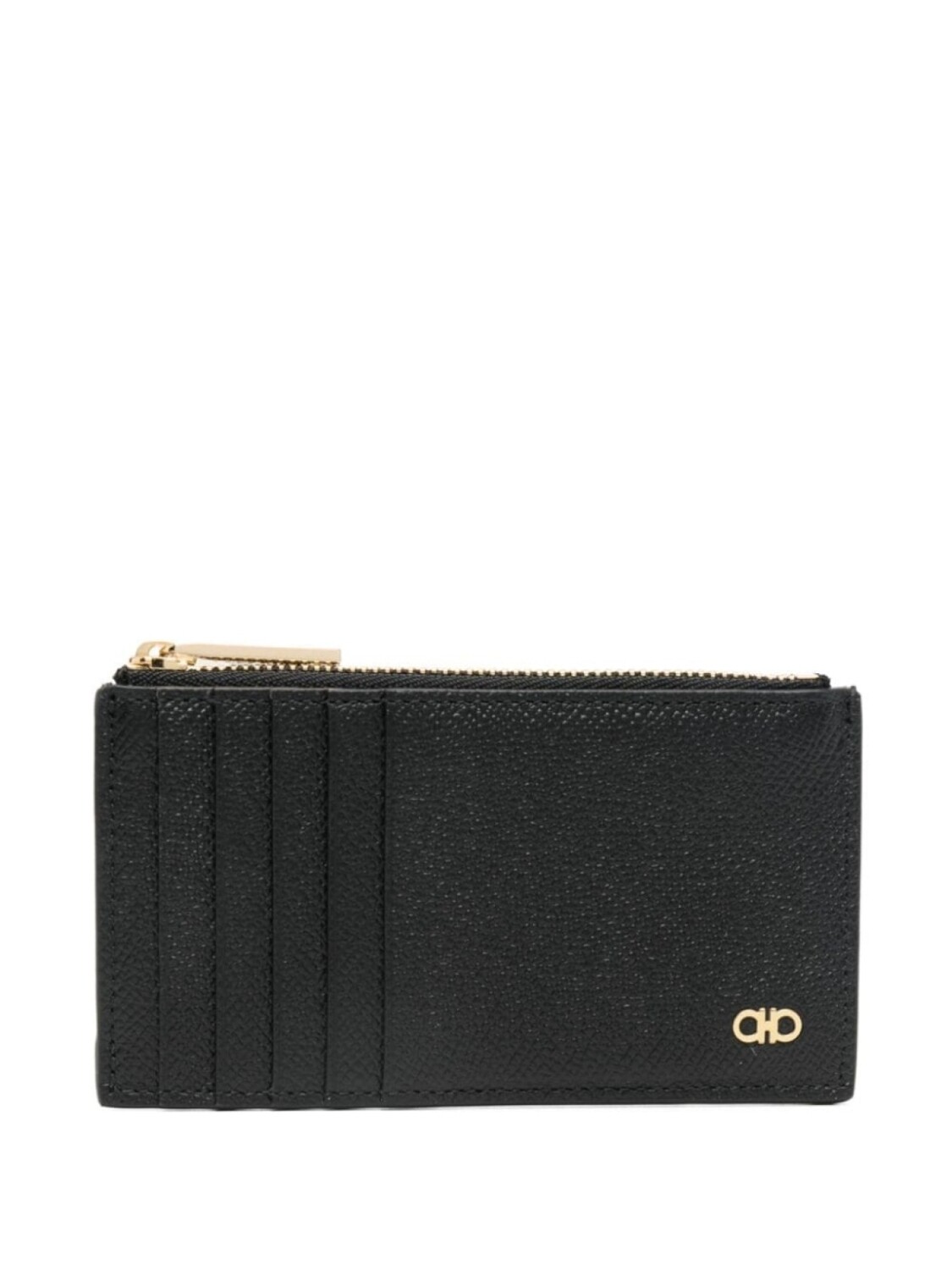 

Кожаная визитница Gancini Ferragamo, черный