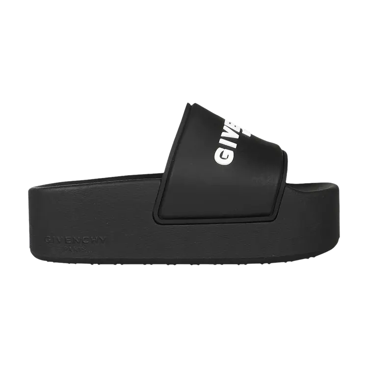 

Сандалии Givenchy Wmns Logo Embossed Platform Sandal Black, черный