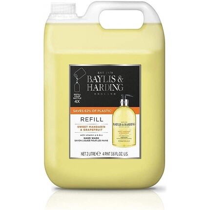 

Средство для мытья рук Baylis & Harding «Сладкий мандарин и грейпфрут», сменный блок на 2 литра, грейпфрут