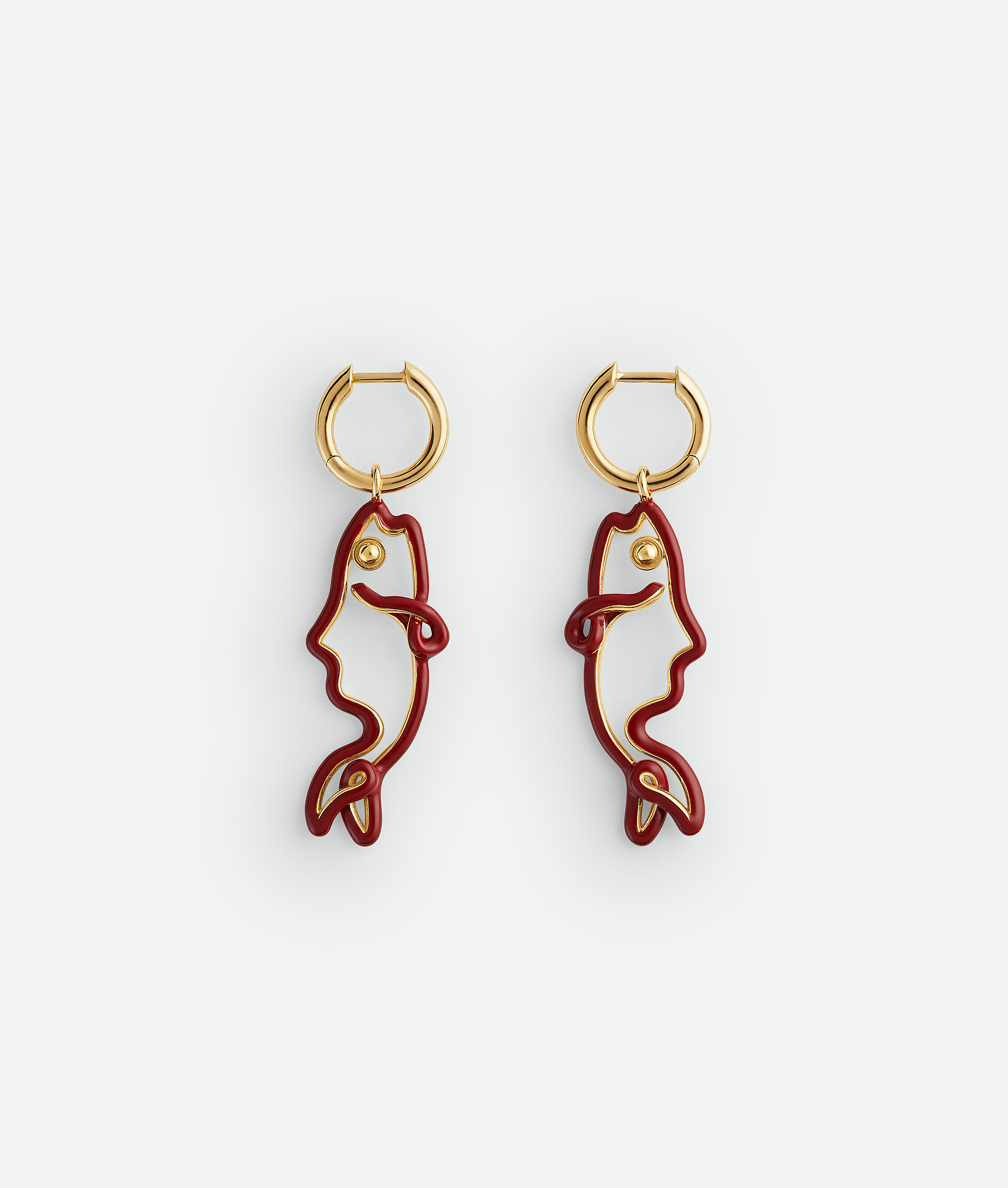 

Fish earrings BOTTEGA VENETA, сироп