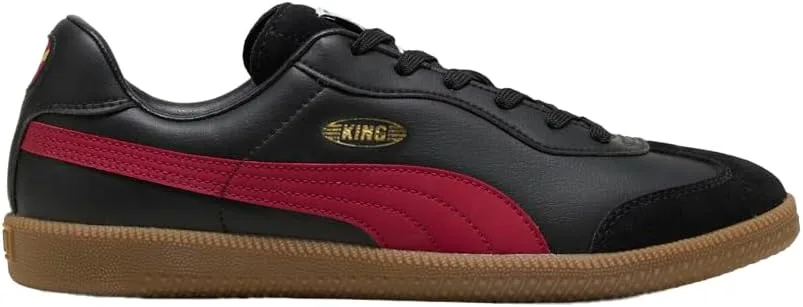 Кроссовки PUMA King 21 для тренировок в помещении, унисекс, черный/красный
