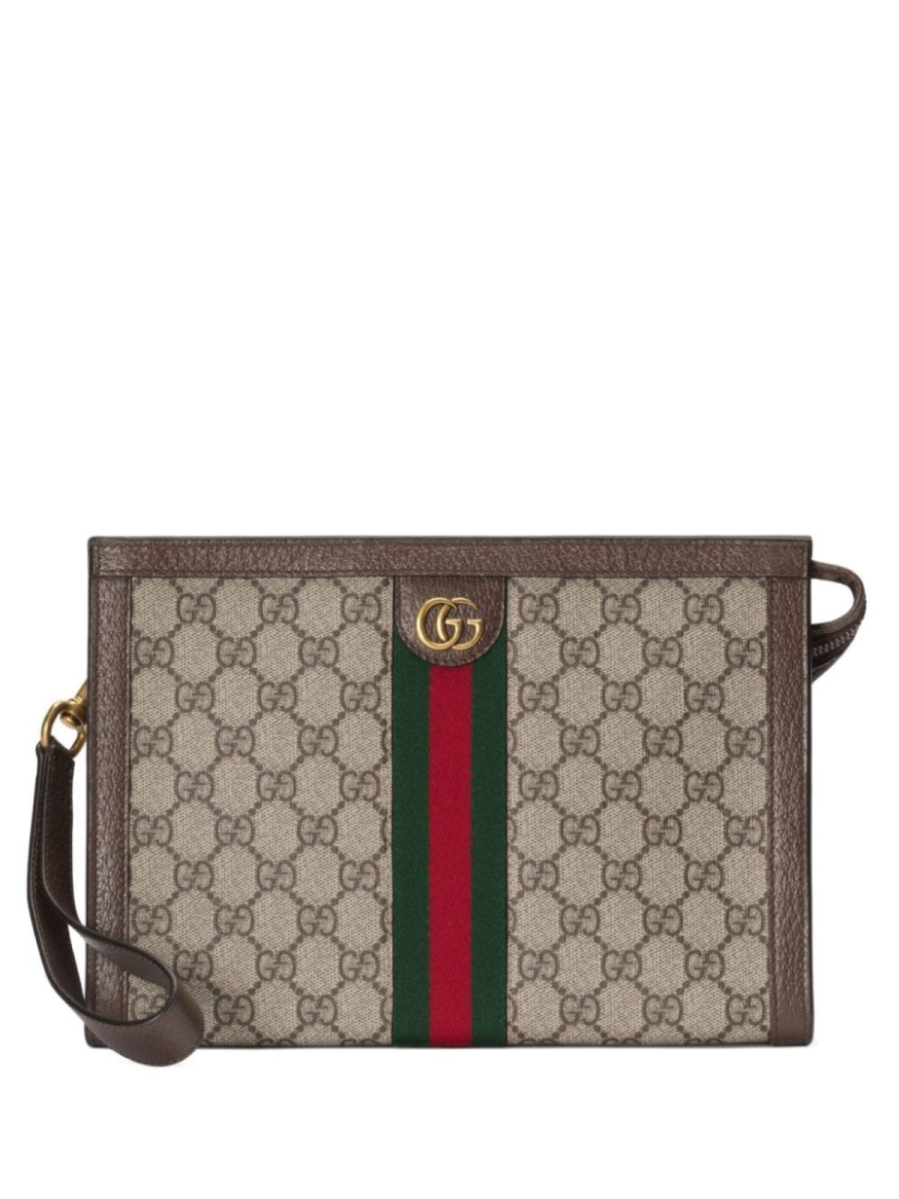 

Gucci клатч Ophidia, коричневый