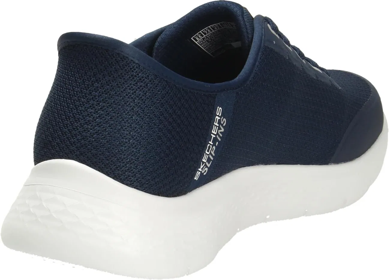 Мужские кроссовки Skechers Go Walk Flex Netro Hands Free без шнурков, темно-синий — фото 4