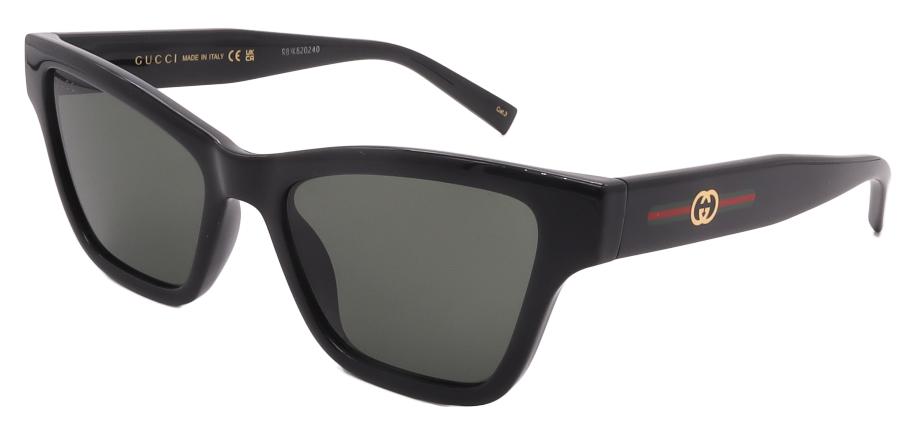 

Солнцезащитные очки Gucci GG1982S-001-53-18-140 неполяризованные Gg, черный