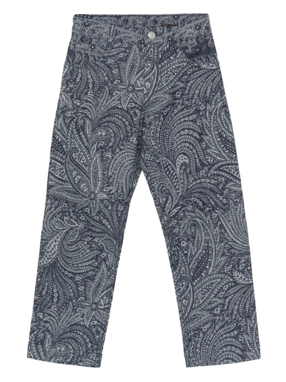 

Джинсы с принтом пейсли ETRO KIDS, синий