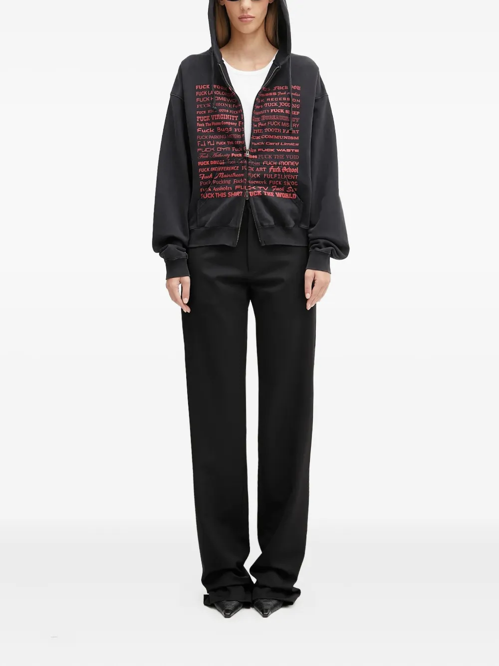Брюки из шерстяной смеси Vetements, черный — фото 2