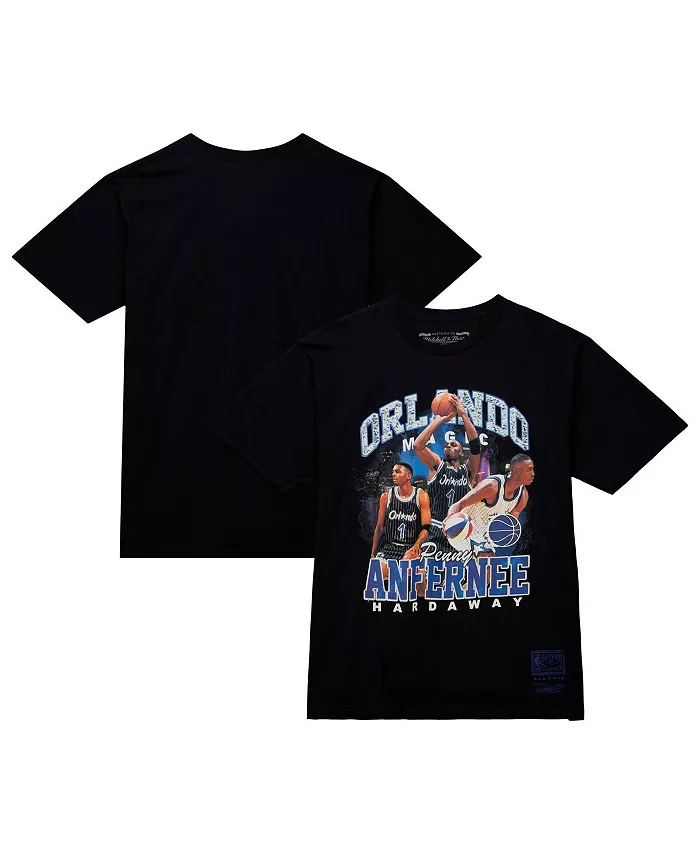 

Мужская футболка Penny Hardaway Black Orlando Magic Hardwood Classics Bling Concert Player Mitchell & Ness