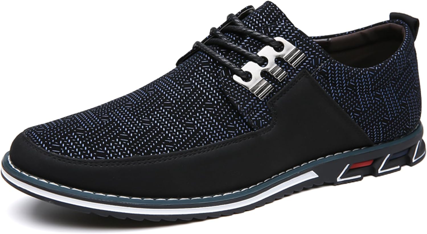 

Мужские туфли комфортные мягкие повседневные Оксфорды из высококачественной кожи, кроссовки Дерби для работы и вождения Veslexth, синий