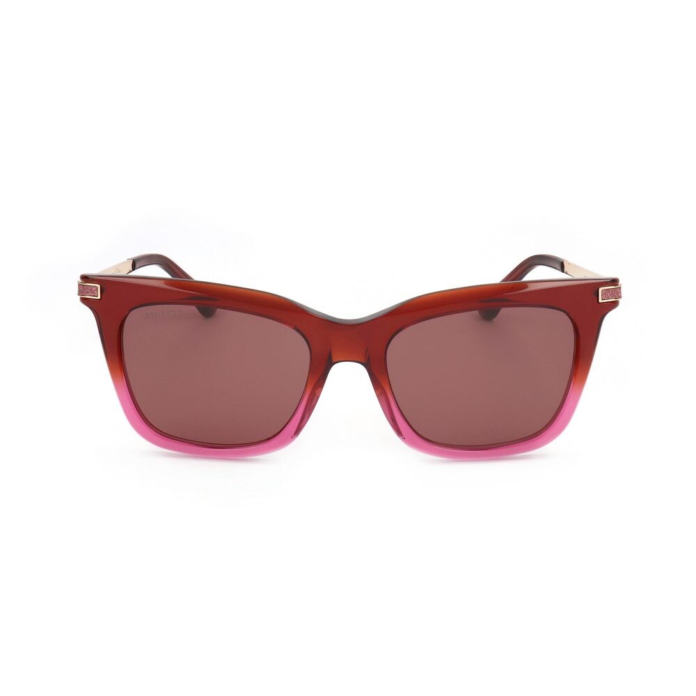 

Солнцезащитные очки из красного металла Jimmy Choo Eyewear