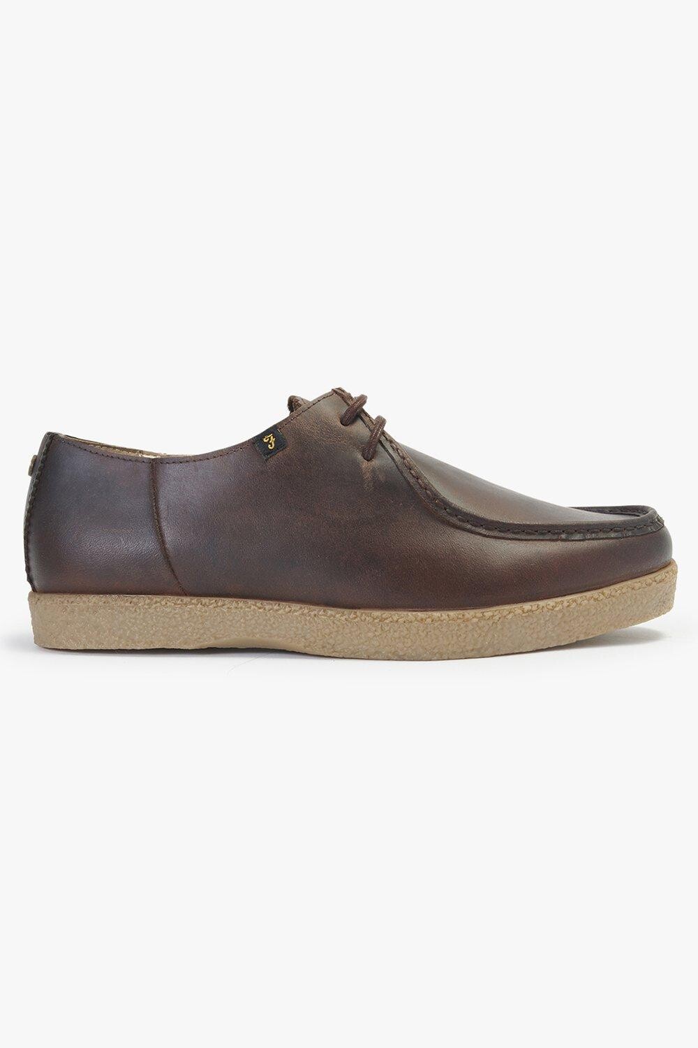 

Кожаные туфли Wallabee со шнуровкой Sander Farah Footwear, коричневый