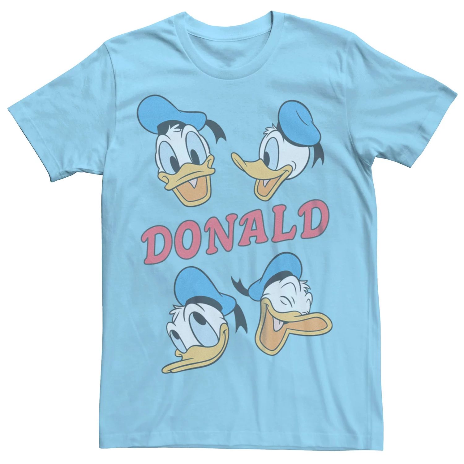 

Мужская футболка Disney's Donald Duck Four Faces Licensed Character