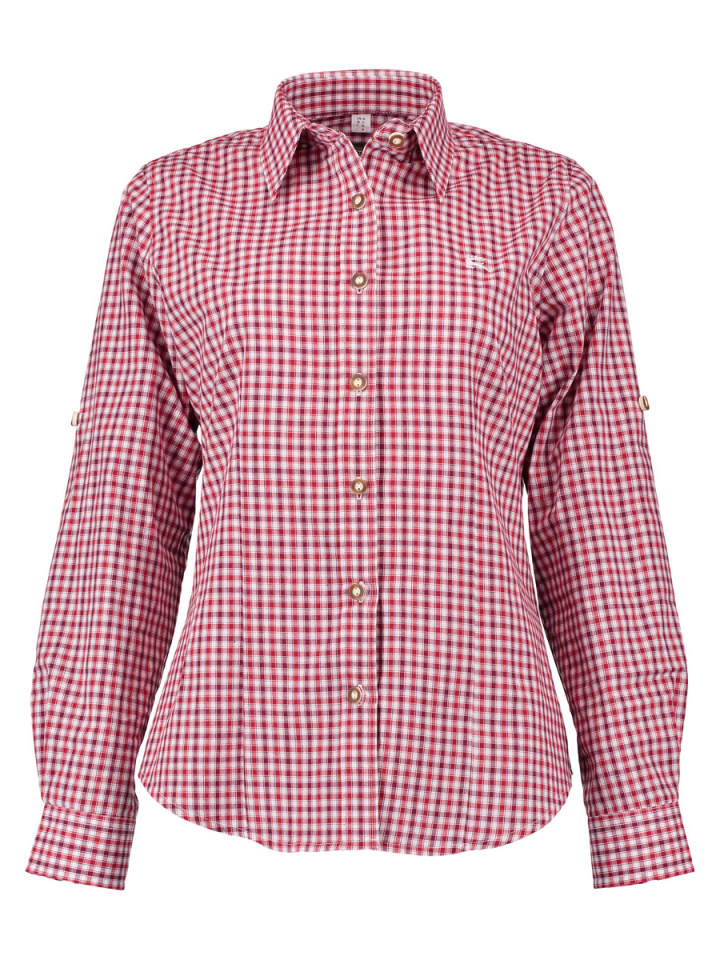 

OS-Trachten Традиционная блузка Grovo малинового цвета