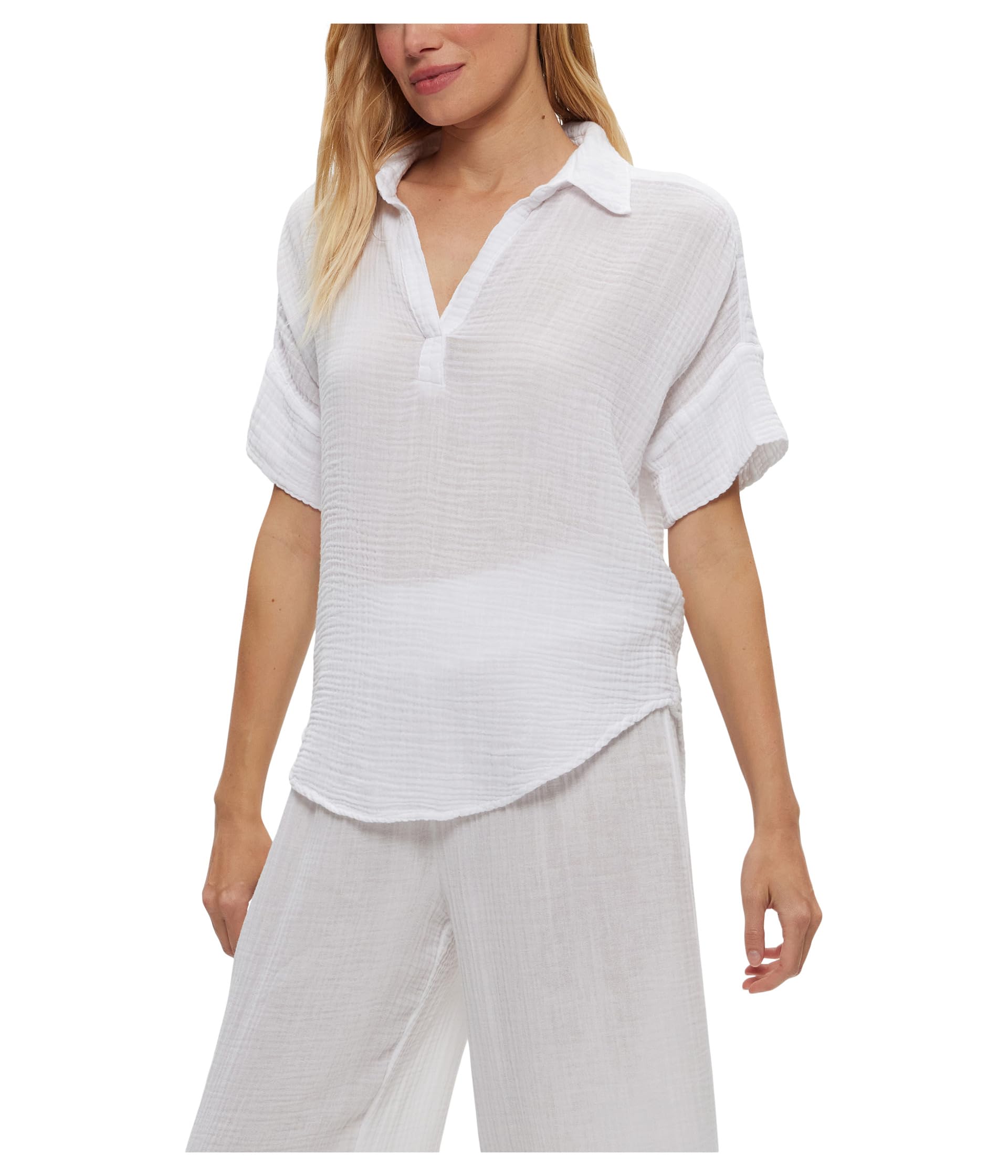 

Топ Michael Stars Gigi Popover Top, белый