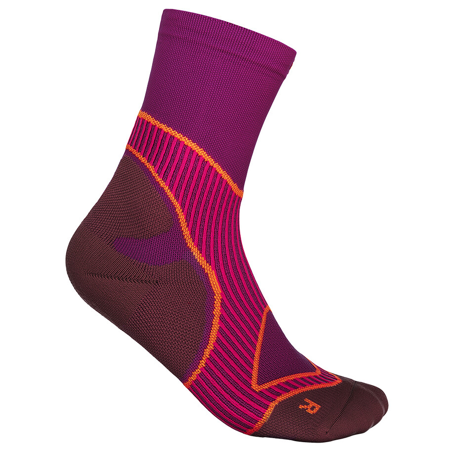 

Носки для бега Bauerfeind Sports Women's Run Performance Mid Cut Socks, розовый