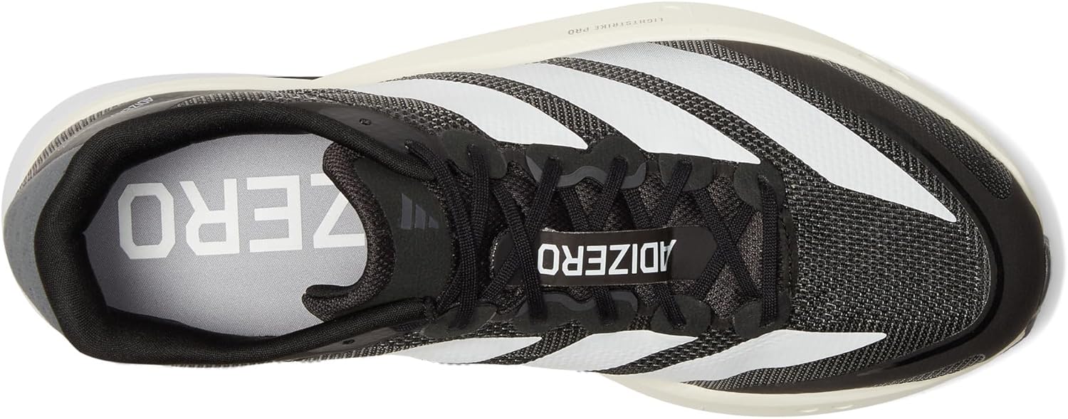 Мужские кроссовки adidas Adizero Boston 13, белый/черный/серый — фото 2