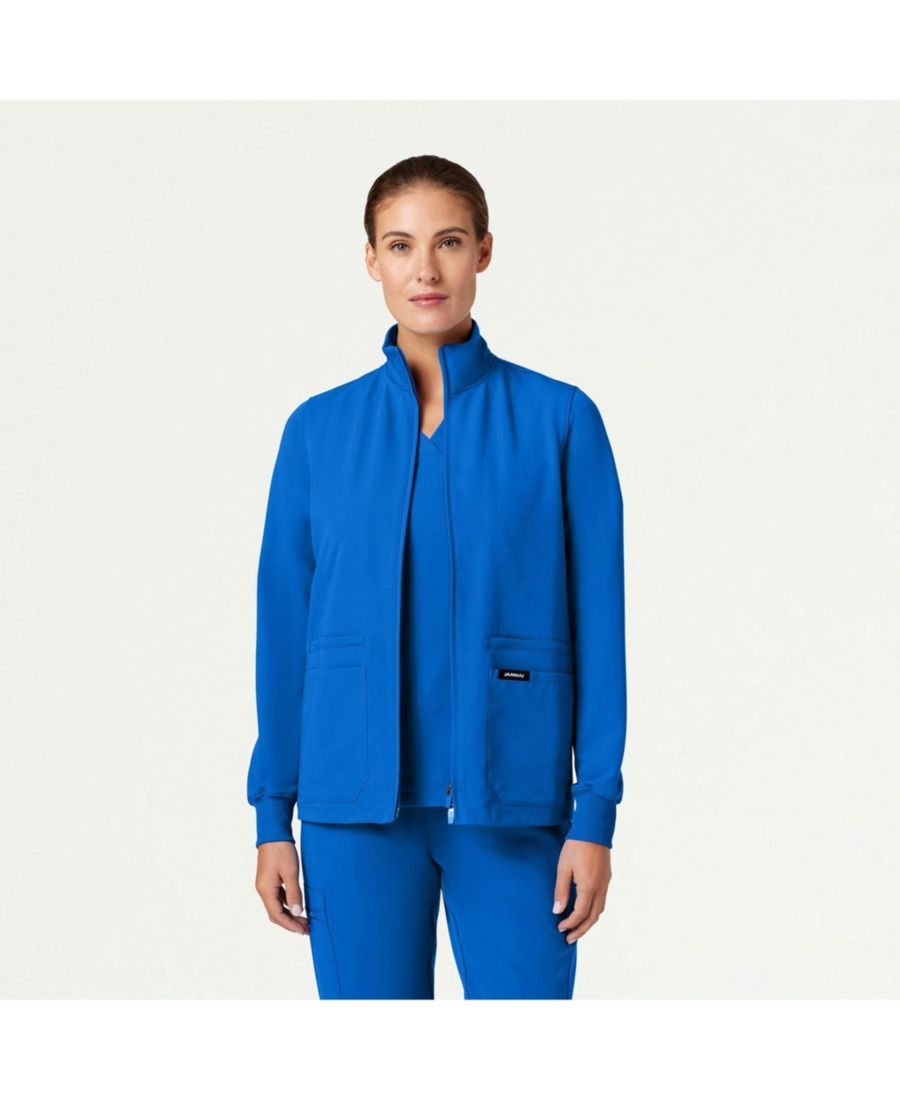 

Женская классическая медицинская куртка Ceri с 6 карманами Jaanuu, Royal blue