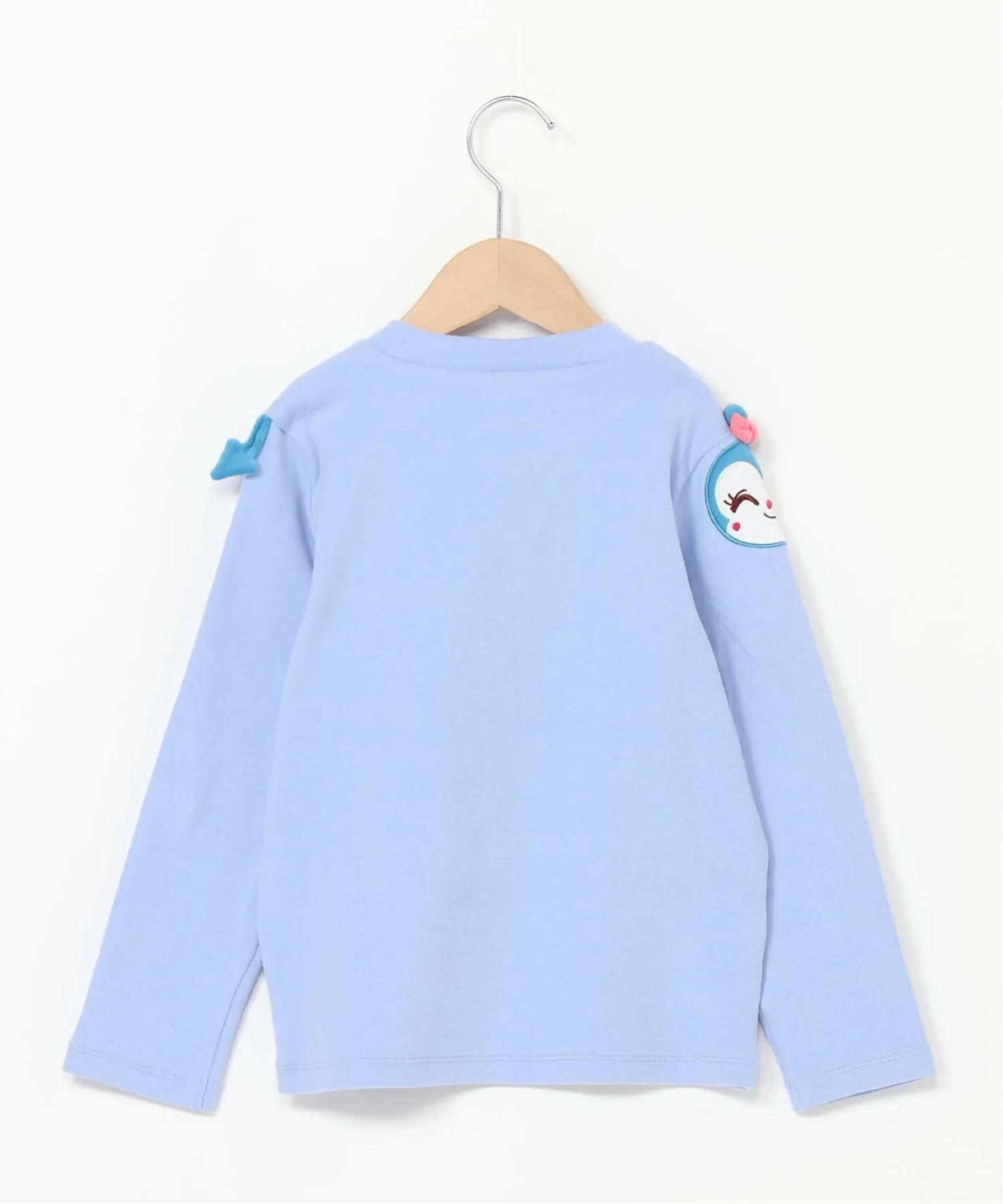 Детская коллекция ANPANMAN / (K) Пуловер с аппликацией на рукаве и лице Anpanman Kids Collection, blue — фото 3