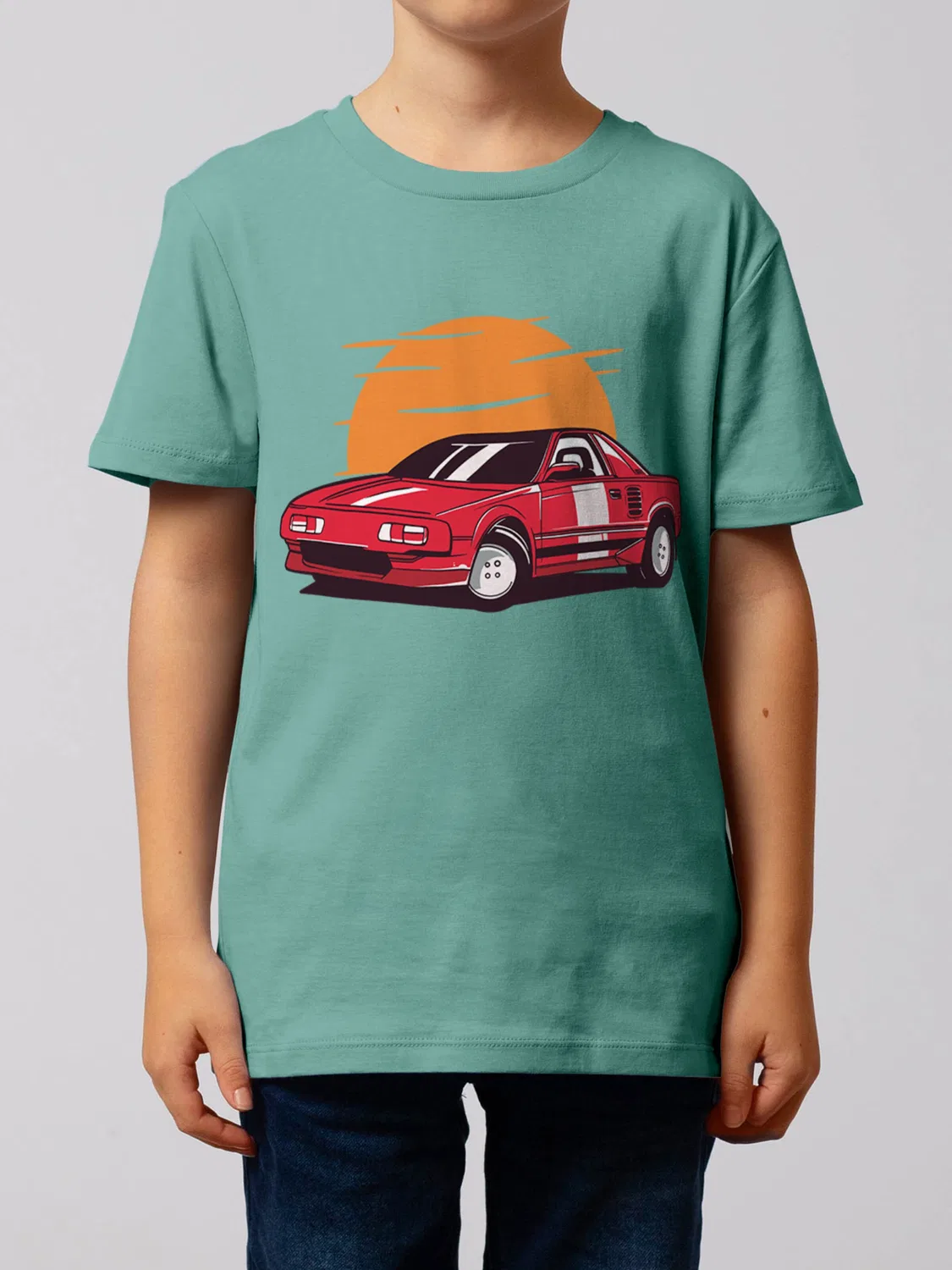 Футболка 'Sport Car' Watabout.Kids, Turquoise — фото 2