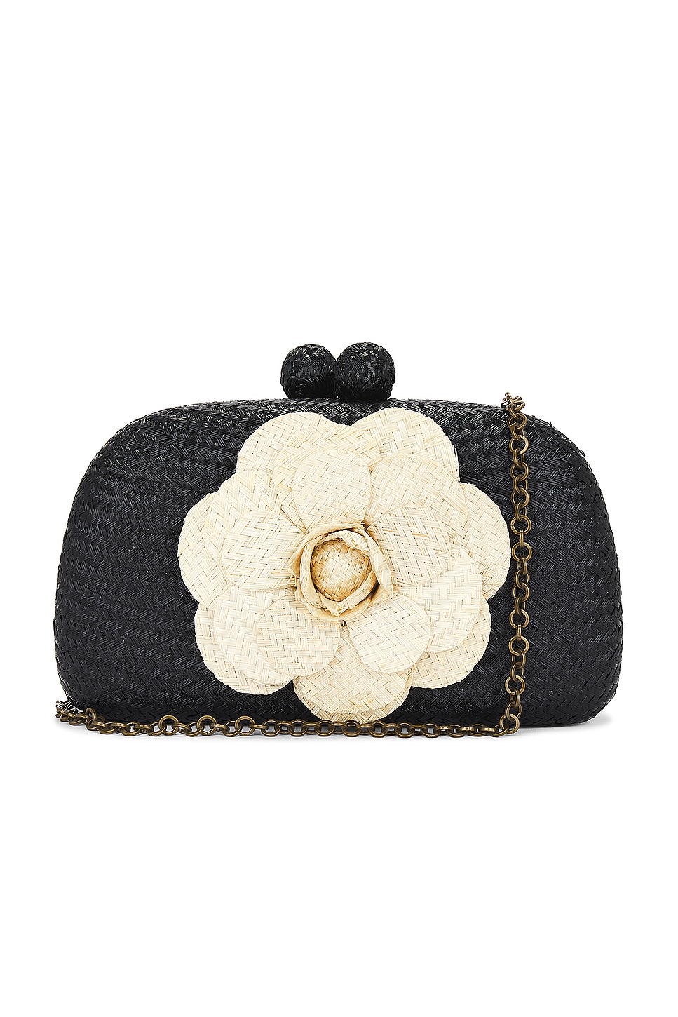 

Mia camelia бунтал клатчи Serpui, black & sand