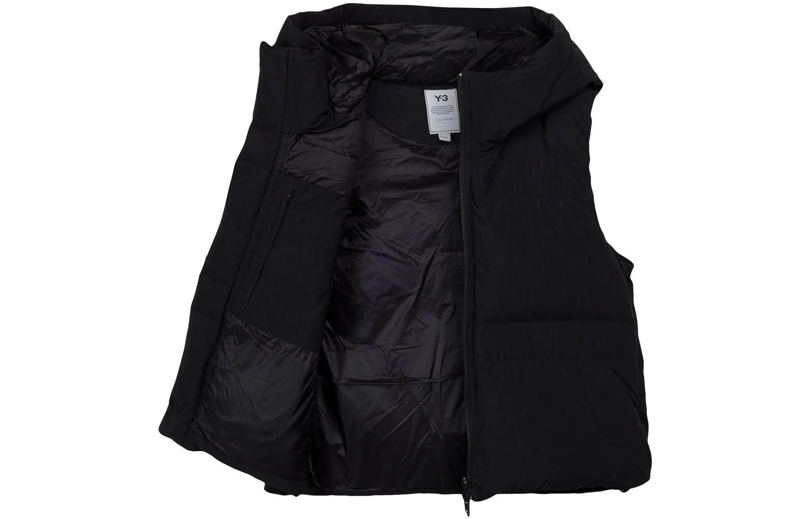 

Y-3 Женский черный жилет, Black