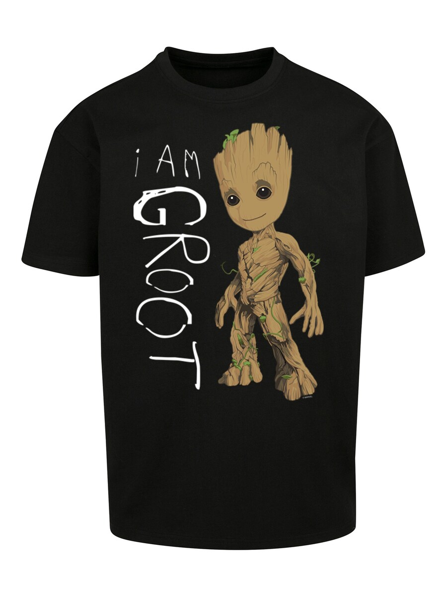 

Рубашка F4NT4STIC Marvel Guardians of the Galaxy I Am Groot, черный