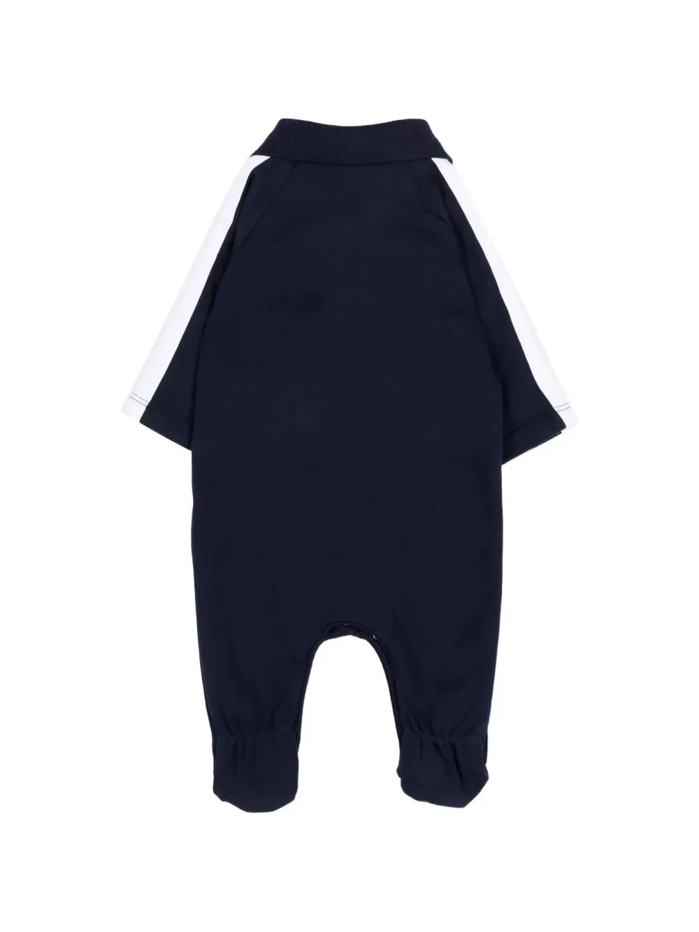 Детский комбинезон в полоску с аппликацией Boss Kidswear, синий — фото 2