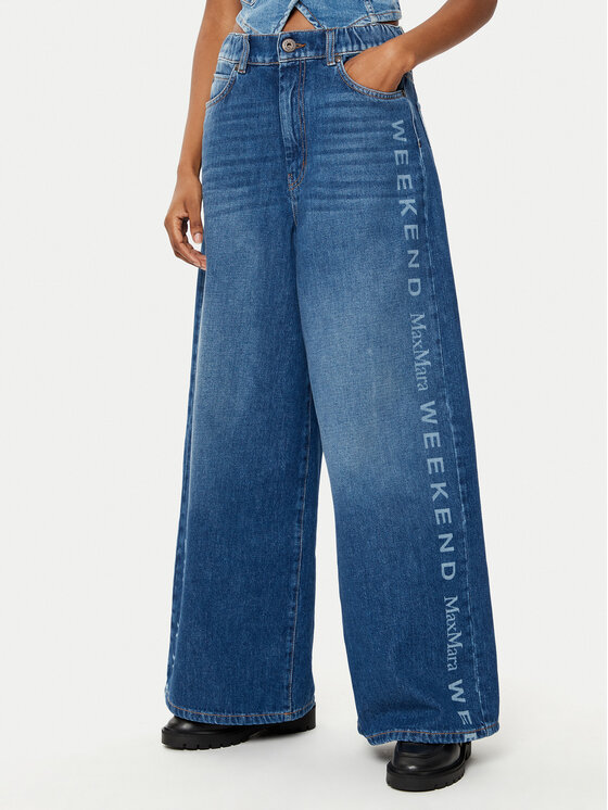 

Джинсы с широкими штанинами Lisotte 2515181091 Weekend Max Mara, синий