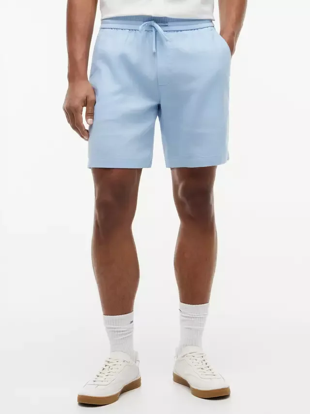 Шорты из льняной смеси Doven Tommy Hilfiger, Light Blue