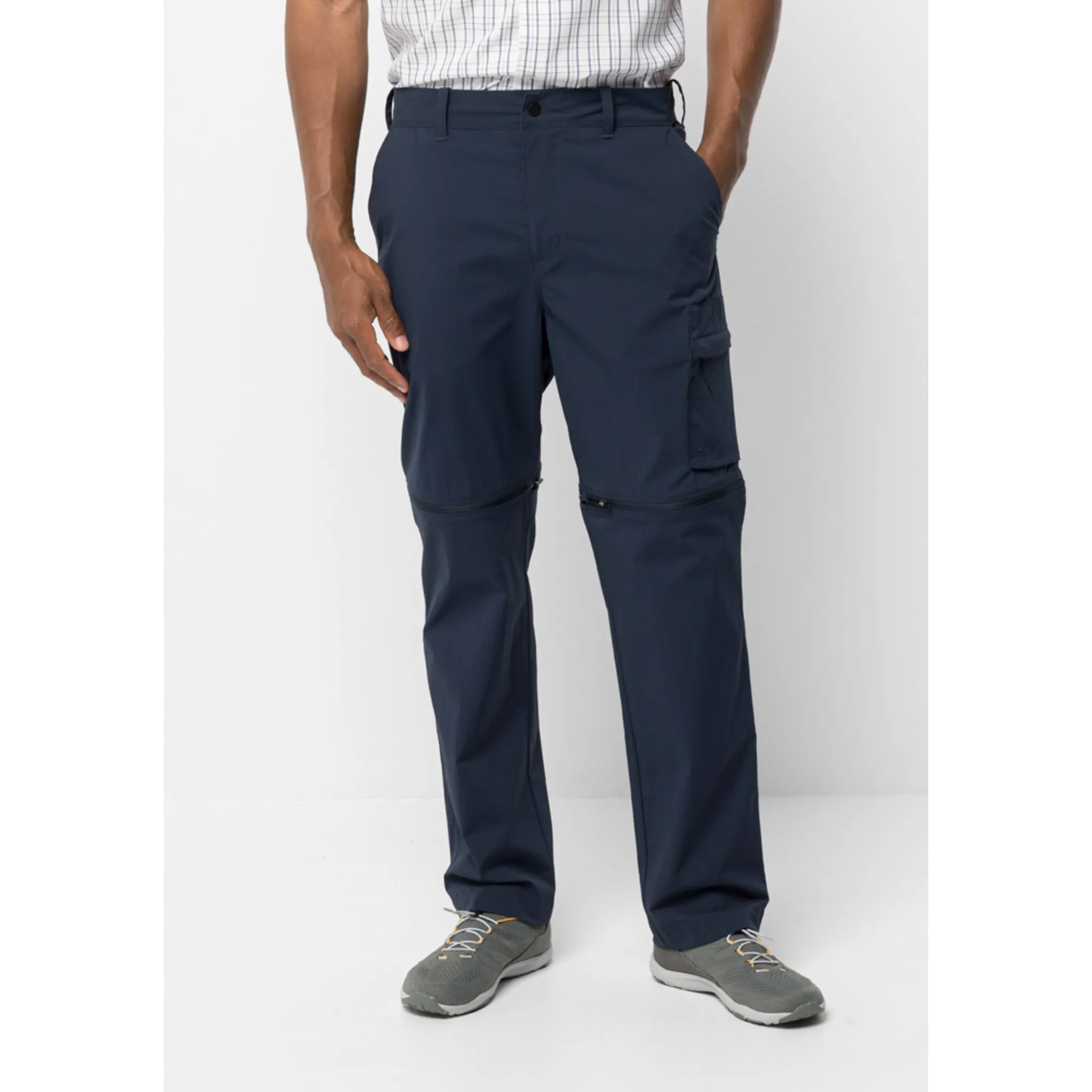 

Трекинговые брюки Jack Wolfskin "WANDERTHIRST ZIP PANTS M", синий