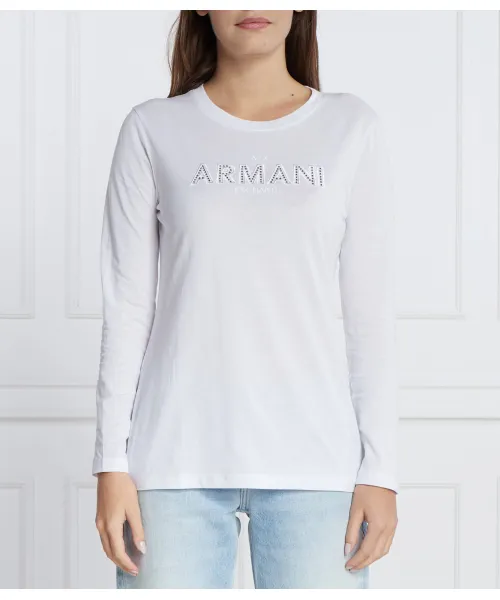 

Блуза Regular fit Armani Exchange, белый