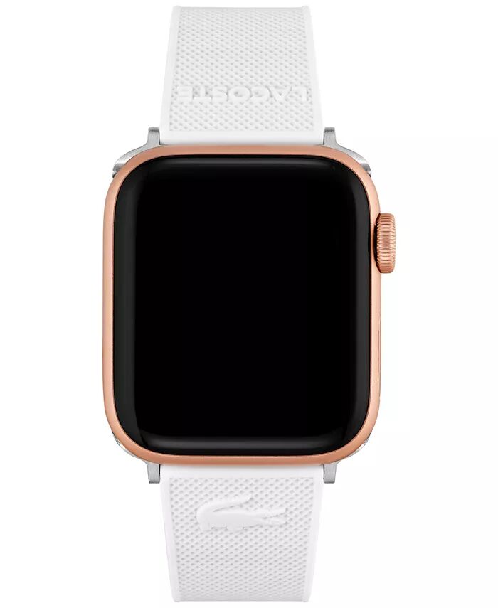 

Белый силиконовый ремешок Petit Pique для Apple Watch 38/40 мм Lacoste, белый