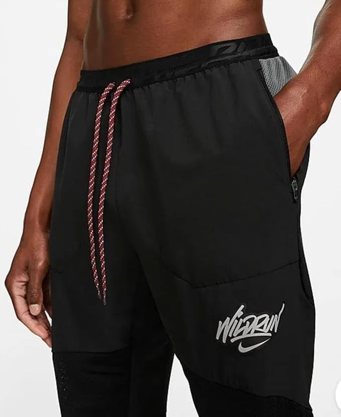 Мужские укороченные тренировочные брюки Nike Phenom Elite Wild Run, черные — фото 3
