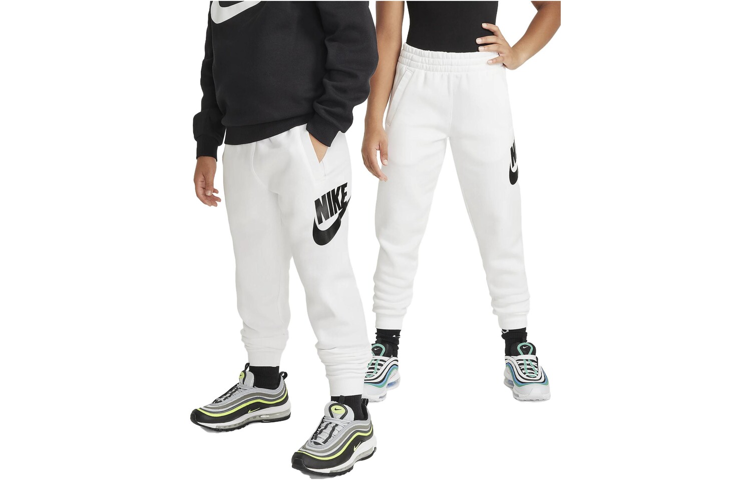 

Детские трикотажные спортивные штаны Nike, белый