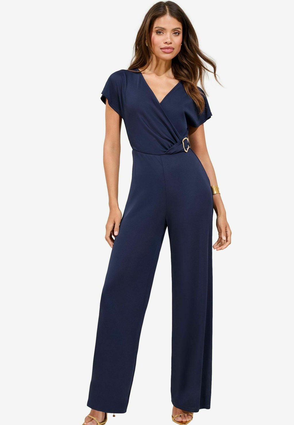

Комбинезон REGULAR FIT - V-NECK BUCKLE WRAP Lipsy, синий