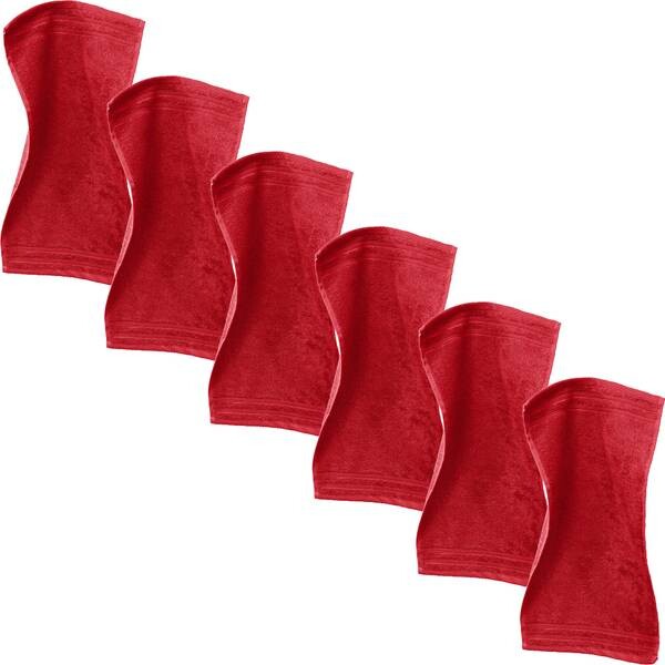 

Гостевое полотенце Erwin Müller 6er-Pack 202513, 30x1x50 см, красный