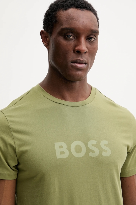 Пляжная футболка футболка rn BOSS, зеленый — фото 4