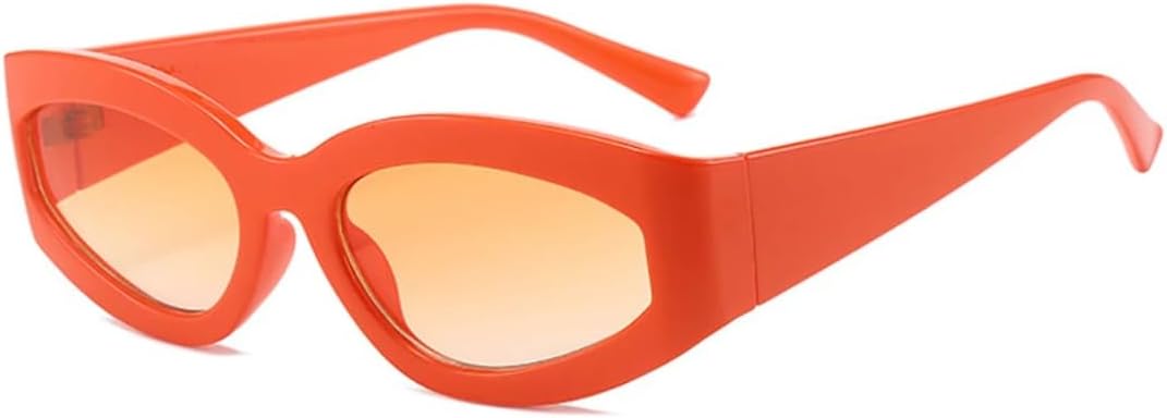 

Солнцезащитные очки с защитой от УФ-излучения UV400 | Цветные линзы "кошачий глаз" | Для женщин и мужчин, для занятий спортом на открытом воздухе и вождения DSVIGF, Orange Orange