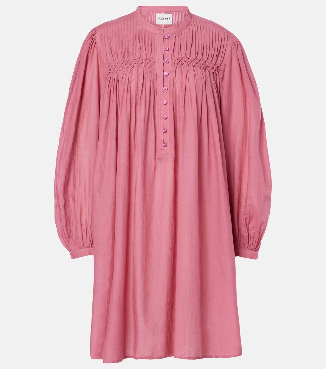 

Мини-платье Danael из хлопковой смеси Marant Etoile, цвет antik pink