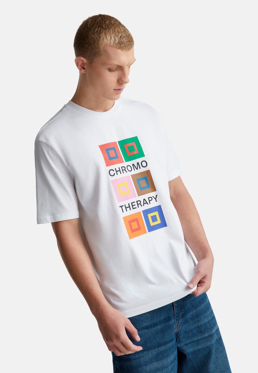

Футболка United Colors of Benetton Print T-shirt, White