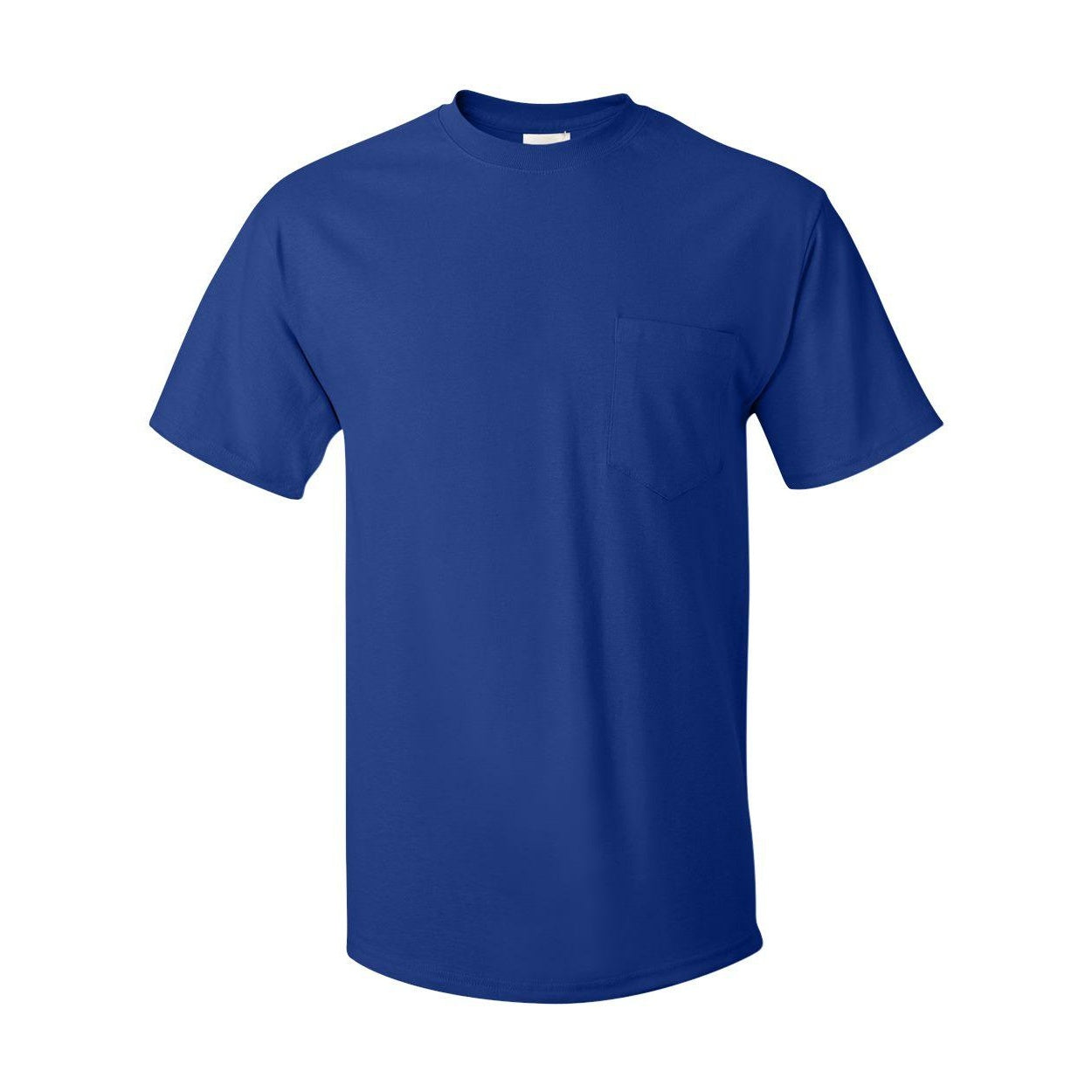 

Футболка Hanes Authentic Pocket, цвет deep royal