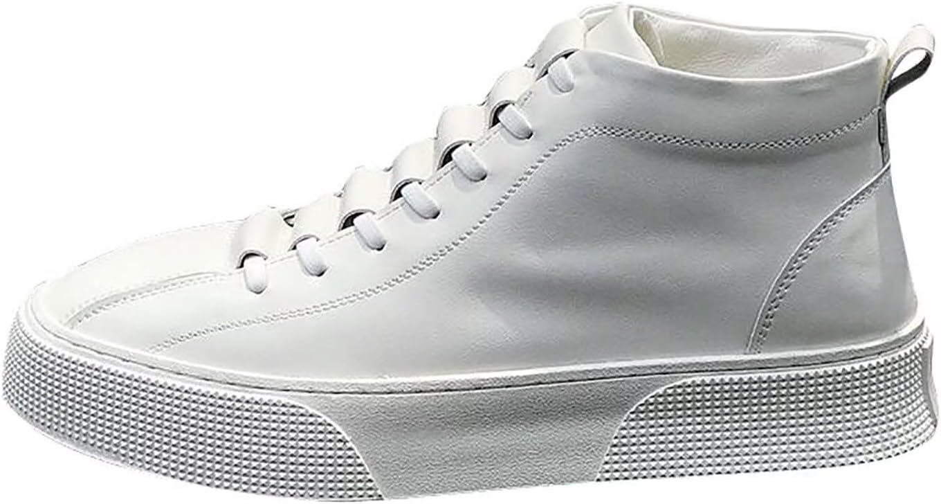 

Высокие кеды TERBOFIN для мужчин, слипоны для повседневной ходьбы и скейтбординга, белый